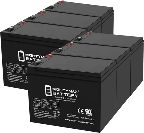 Vista 11 de ML8-12 - Batería SLA AGM recargable de 12 voltios, 8 Ah, con terminal F1