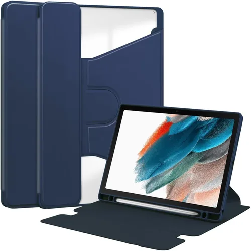 Vista 7 de Funda de tableta para Samsung Galaxy Tab A8 10.5 X200 X205 X207 (versión 2022), ligera funda de cuero con soporte folio de 360 grados compatible