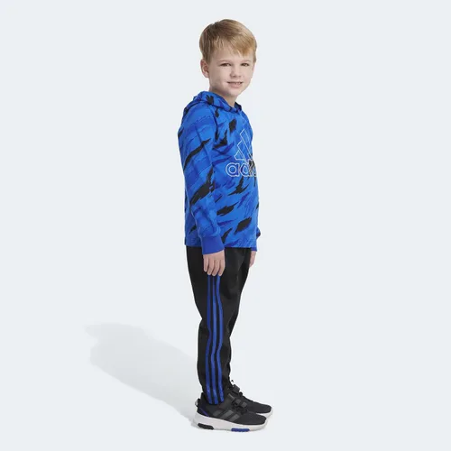 Vista 3 de adidas Conjunto de 2 piezas de camiseta con capucha de camuflaje tigre para niños