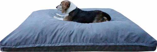 Vista 12 de Almohada ortopédica prémium con espuma viscoelástica para cama de perro, con revestimiento interior impermeable y cubierta externa de microgamuza