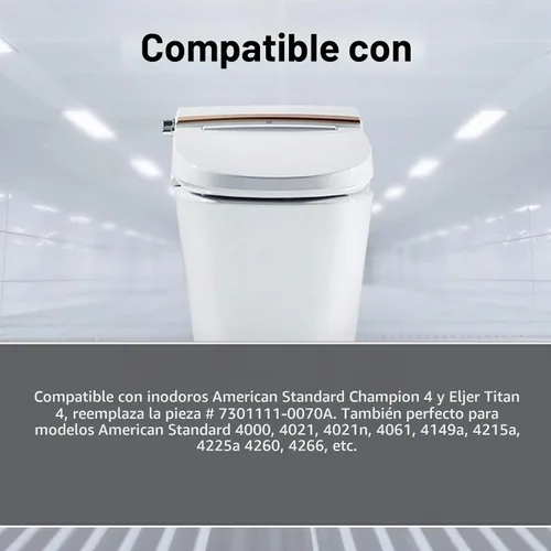 Vista 5 de Sello de válvula de descarga para inodoro American Standard y Eljer, paquete de 3 piezas de inodoro para 7301111-0070A Kit de repuesto de válvula