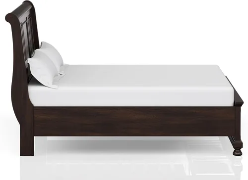 Vista 4 de Bernards Prescott Cama King Trineo de almacenamiento, color cereza