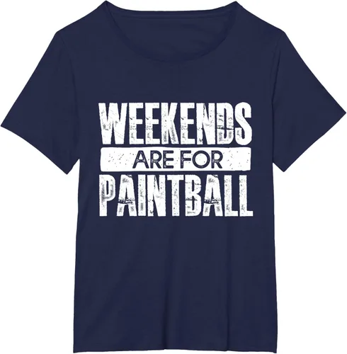 Vista 8 de Weekends Are For Paintball - Camiseta de paintballer, Negro