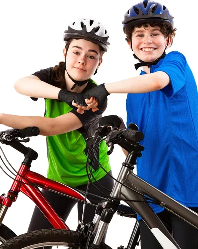 Vista 6 de Boao 3 pares de guantes de medio dedo para niños guantes de deporte antideslizantes de gel para niños Ciclismo de montar en bicicleta, azul, gris
