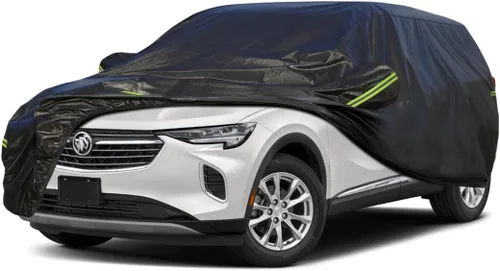 Vista 159 de KouKou Funda impermeable para automóvil SUV adecuada para BMW X1 de 2009 a 2025, 7 capas a prueba de viento para todo tipo de clima, cubierta