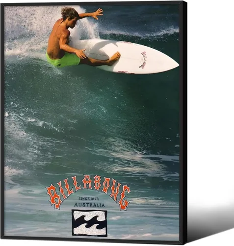 Vista 33 de Arte de pared costero de verano rosa pastel playero surfing pósteres de vaquera, impresiones en lienzo estéticas de 08 x 10 pulgadas, marco negro