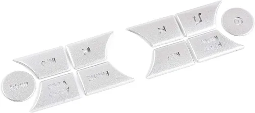Vista 6 de YIWANG - Juego de 10 botones para consola de coche, multimedia, para Land Rover Range Rover Sport, Discovery 4 LR4 2010 2011