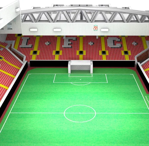 Vista 5 de Liverpool FC - Rompecabezas 3D del estadio de Anfield