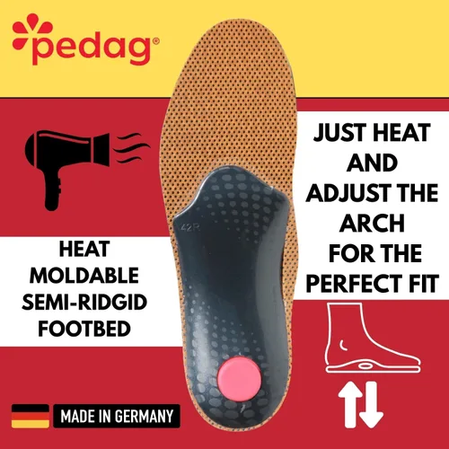 Vista 7 de Pedag Fascitis plantar Fabricado en Alemania Plantillas ortopédicas con soporte de arco para hombres y mujeres Insertos de zapatos moldeables