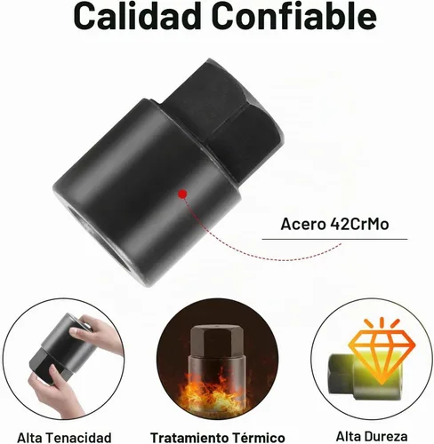 Vista 3 de Herramienta de extracción de tubo de inyector de rail común Compatible con Dodge Ram 2500 3500 4000 4500 5500 con motores Cummins 5.9L 6.7L