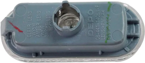 Vista 2 de Para Volkswagen Jetta 1999-2005 / Golf 1999-2006 Luz de repetidor lateral para conductor o lado del pasajero Una sola pieza Para VW2570105 1J0