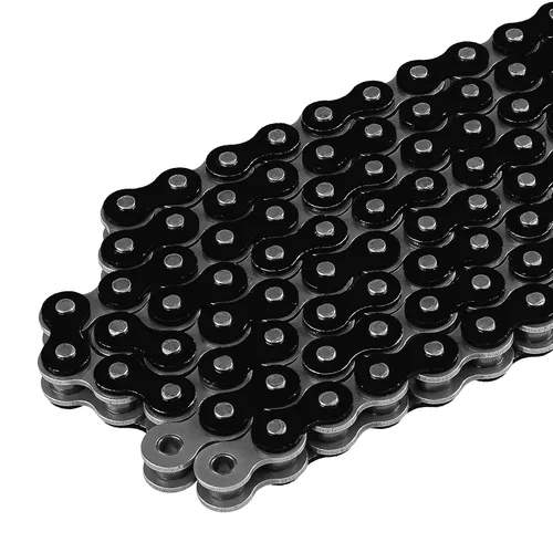Vista 3 de Caltric Cadena de transmisión negra compatible con Yamaha Fz07 2015 2016 2017