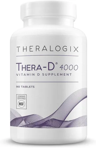 Vista 6 de Theralogix Thera-D 2000 Suplemento de vitamina D - 2,000 UI (50 mcg) Tabletas de vitamina D3 - Suministro para 180 días - Suplemento de apoyo