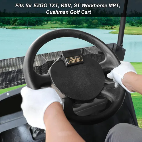 Vista 2 de Roykaw Soporte para tarjeta de puntuación de golf con clip y portalápices para modelos EZGO TXT/RXV/Cushman/2Five/MPT/ST, reemplaza al OEM # 607925