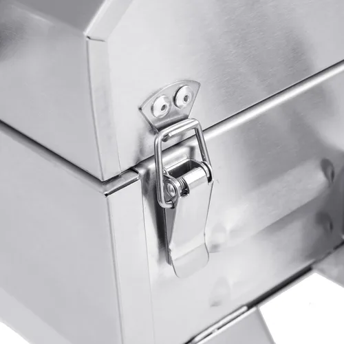Vista 12 de Royal Gourmet GT1001 Parrilla portátil de acero inoxidable, 10000 BTU Parrilla de gas de mesa para barbacoa con patas plegables y tapa