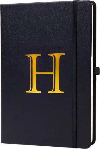 Vista 14 de Cuaderno de negocios para hombres y mujeres, cuaderno A5 con A-Z, cuaderno de papel de escritura de doble cara con divisores, diario de viaje