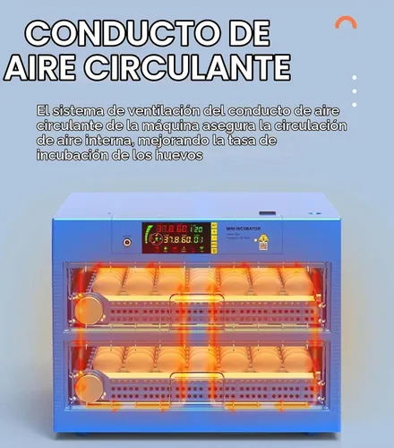 Vista 6 de Incubadora Automática para Incubar Huevos, Actualización con Adición Automática de Agua, Incubadora de Pollos con Control de Temperatura y Humedad