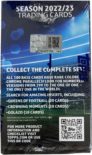 Vista 4 de 2022/23 TOPPS Chrome UEFA Champions League - Caja de valor para mujer