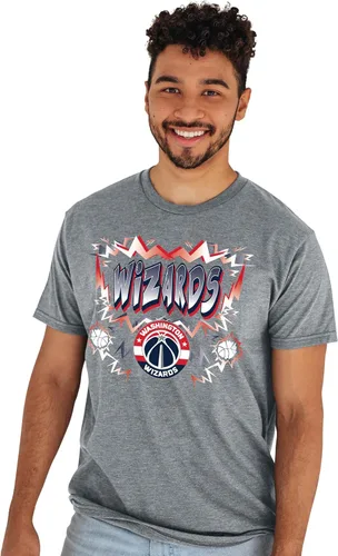 Vista 13 de Blue 84 NBA - Camiseta unisex para adultos, con licencia oficial de la NBA, colores alternativos jaspeados