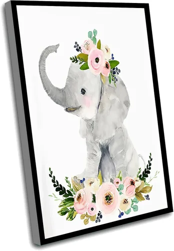 Vista 10 de Decoración para habitación de bebé, arte de baño para niña, estampados de guardería, pajarita de la marina de guerra, estampado de animales