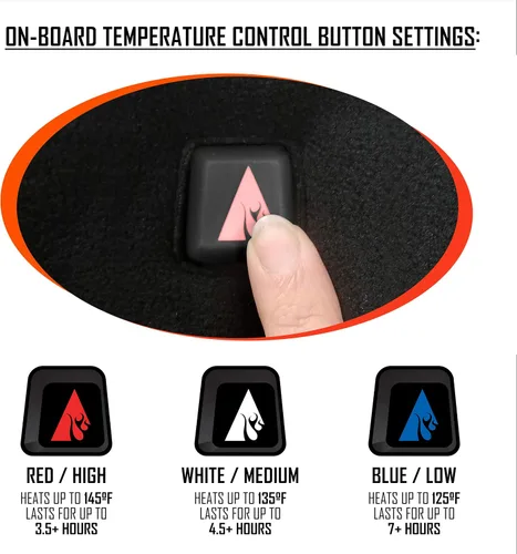 Vista 7 de ActionHeat Bufanda de forro polar con batería de 5 V con paneles de calefacción integrados bufanda negra con tecnología de control de botón táctil