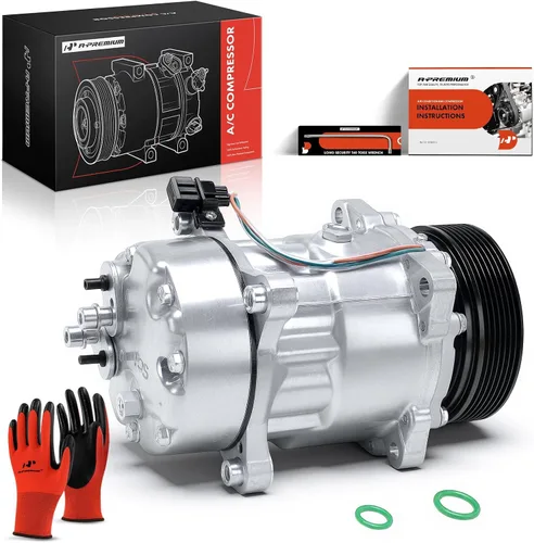 Vista 10 de A-Premium Compresor A/C con embrague compatible con Volkswagen EuroVan 2.8L 2001-2003