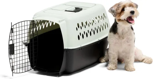 Vista 2 de Jaula de plástico Aspen Pet para mascotas Azul / negro (Aqua Blue/Black)