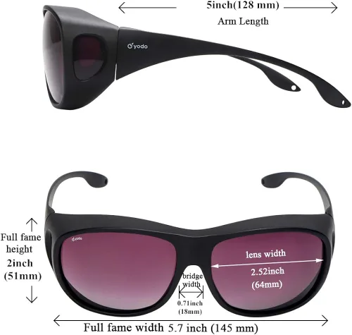 Vista 3 de yodo Gafas de sol con lentes polarizadas para hombres y mujeres