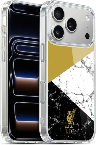 Vista 75 de Oficial LIVERPOOL Football Club 2017/18 Mármol Soft Gel Case para iPhone de Apple 7 Plus/8 PLUS Escudo negro.
