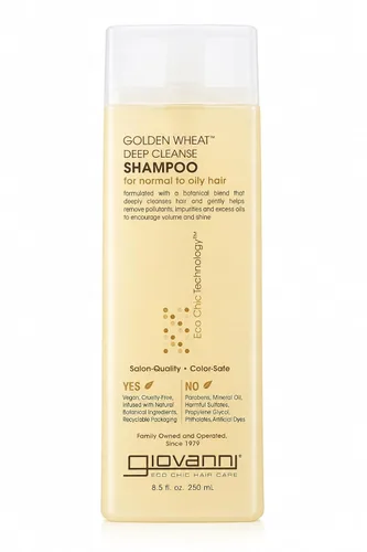Vista 8 de GIOVANNI ECO CHIC Golden Wheat Deep Cleanse Shampoo, Color Safe, 8.5 oz