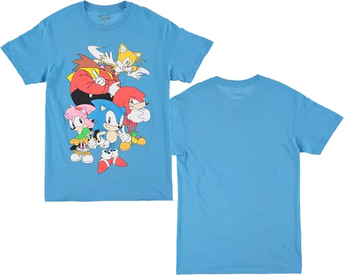 Vista 3 de FREEZE Camiseta Sonic The Hedgehog Tails and Knuckles para hombre