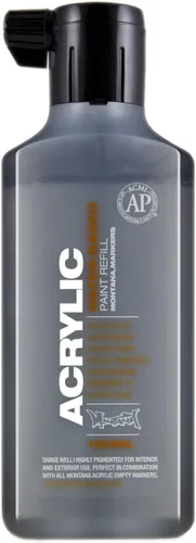 Vista 42 de Montana Cans Recambios de tinta de marcador acrílico, botella de 0.8 fl oz, cortina de hierro (MR25IC)