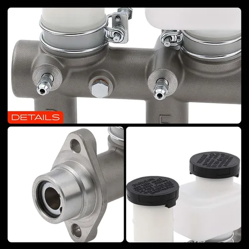 Vista 9 de A-Premium Cilindro maestro de freno con depósito y tapa compatible con vehículos Datsun - 260Z 1974-1975, 280Z 1975-1978 - Sustituye a 46010E8702