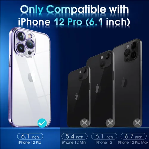 Vista 361 de Supdeal Funda cristalina transparente para iPhone 11, [No se amarillea] [Protección de la cámara] [Probado contra caídas de grado militar] Funda