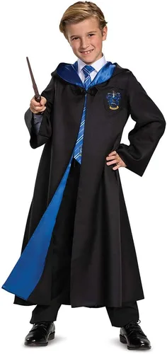 Vista 5 de Bata de Harry Potter, bata oficial de Hogwarts Wizarding World, accesorio de disfraz de lujo para niños