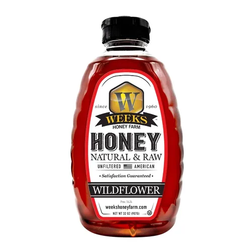 Vista 10 de WEEKS HONEY Oso de miel de flores silvestres, 12 onzas