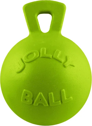 Vista 9 de Jolly Pets Tug-n-Toss - Pelota de juguete resistente para perros con asa, 4.5 pulgadas/pequeña, color rojo