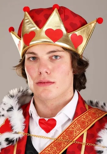 Vista 6 de Disfraz prémium de rey de corazones para adulto