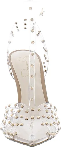 Vista 3 de Jessica Simpson Zapatos de tacón con tiras de diamantes de imitación Wisata2 para mujer
