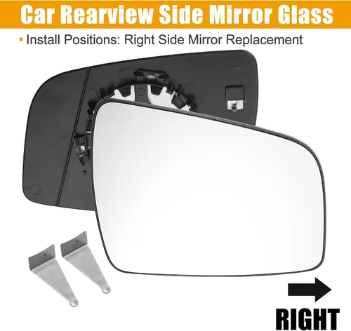 Vista 3 de X AUTOHAUX Espejo retrovisor lateral derecho del coche con placa de respaldo para Opel Zafira B 2009-2014 1428378