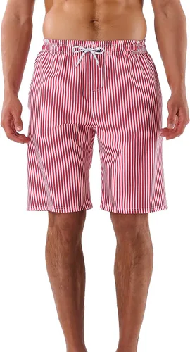 Vista 2 de Traje de baño para hombre con forro de compresión de 9 pulgadas, traje de baño de verano para playa