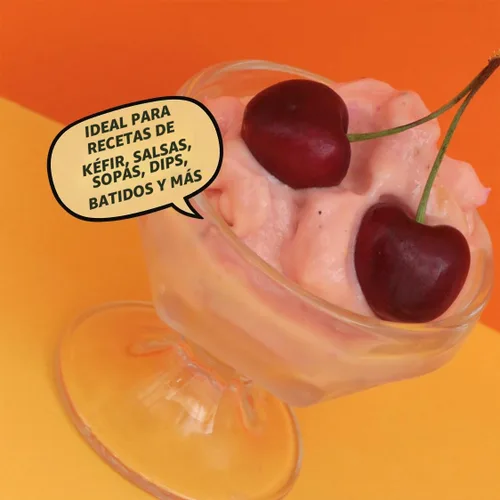 Vista 7 de Granos de kéfir de leche viva, cultivo básico reutilizable (1 cucharadita)