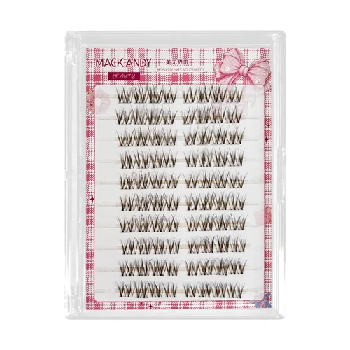 Vista 6 de Extensión de Pestañas DIY Efecto 3D Natural Individual 9/11/12mm Pestañas 80 Racimos Pestañas de Volumen Set Mixto, Extensión de Pestañas Caseras