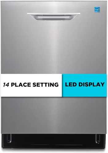 Vista 12 de BLACK+DECKER Lavavajillas empotrado de 24 pulgadas, capacidad para 12 cubiertos con tina de acero inoxidable, lavavajillas con 6 programas