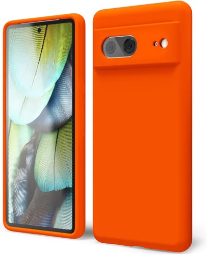 Vista 212 de oakxco para Google Pixel 6A Funda de teléfono de silicona líquida, diseño estético lindo y delgado para mujer y niña, cubierta de gel suave, lisa