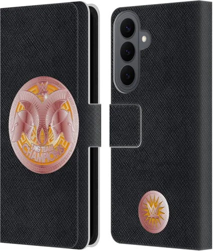 Vista 71 de Head Case Designs Officially Licensed WWE Cruiserweight Champion Title Belts Leather Wallet Case Compatible with Samsung Galaxy A07 4G Campeón