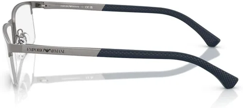 Vista 3 de Emporio Armani Marcos rectangulares para gafas graduadas EA1041 para hombre Lente mate de plomo/Demo.