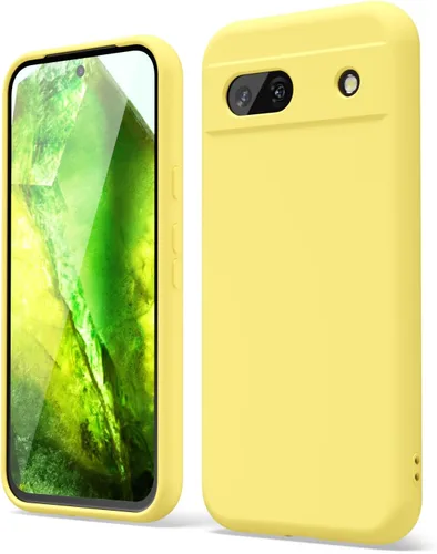 Vista 200 de oakxco para Google Pixel 6A Funda de teléfono de silicona líquida, diseño estético lindo y delgado para mujer y niña, cubierta de gel suave, lisa