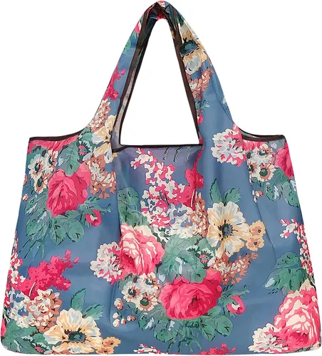 Vista 4 de Wrapables Bolsa de compras reutilizable de nailon duradera y grande (buquet)