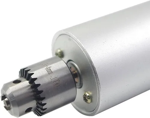 Vista 3 de Yakamoz – Taladro manual portable, de 0.3 mm - 4 mm, de aluminio, mini taladro manual, eléctrico, PCB, con fuente de poder de 5 A y 10 micro brocas